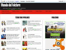 Tablet Screenshot of folclor.org